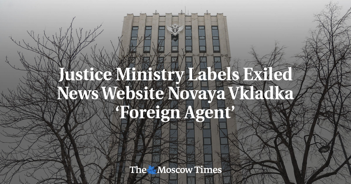 Justice Ministry Labels Exiled News Website Novaya Vkladka ‘Foreign Agent’