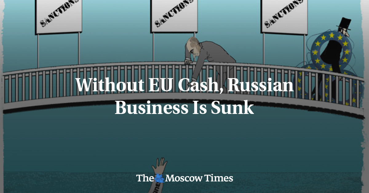Tanpa uang tunai UE, bisnis Rusia tenggelam