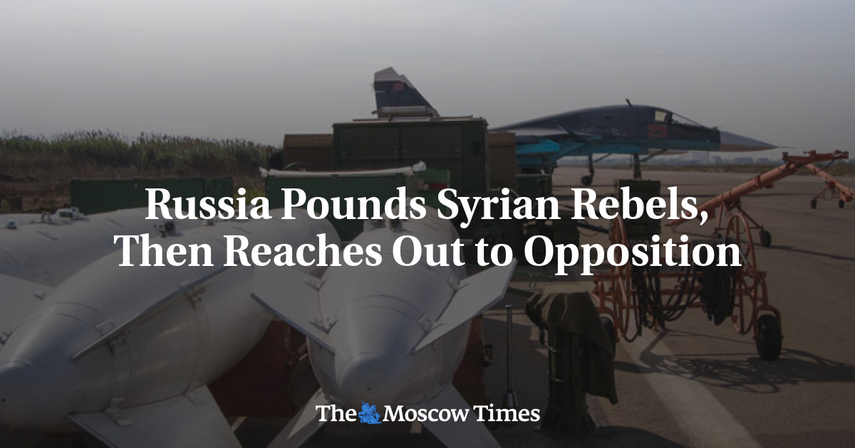 Rusia mengalahkan pemberontak Suriah, lalu menjangkau oposisi
