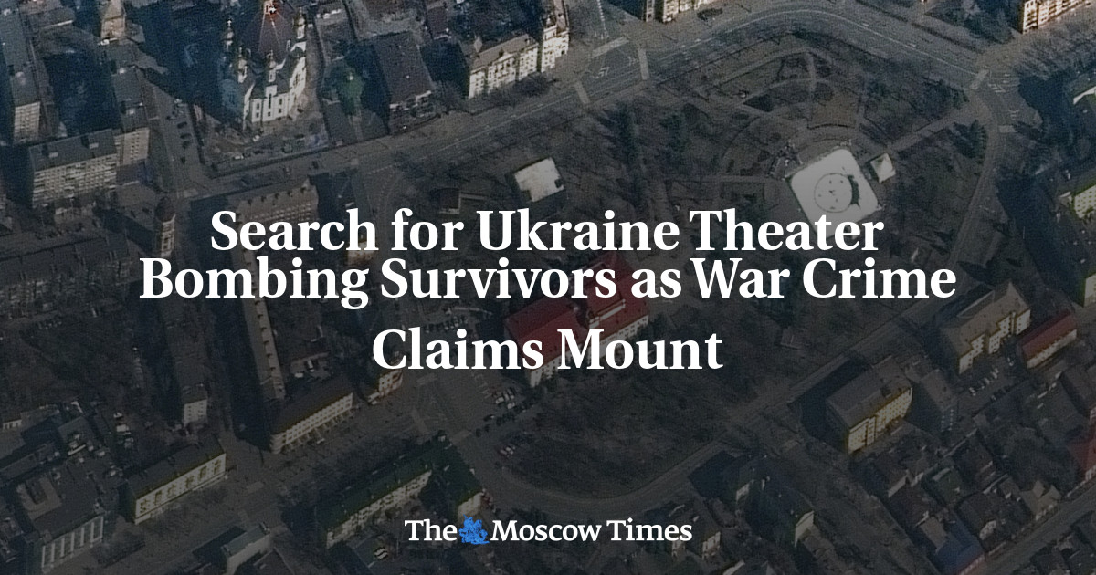 Cari Penyintas Bom Teater Ukraina sebagai Kejahatan Perang Klaim Gunung