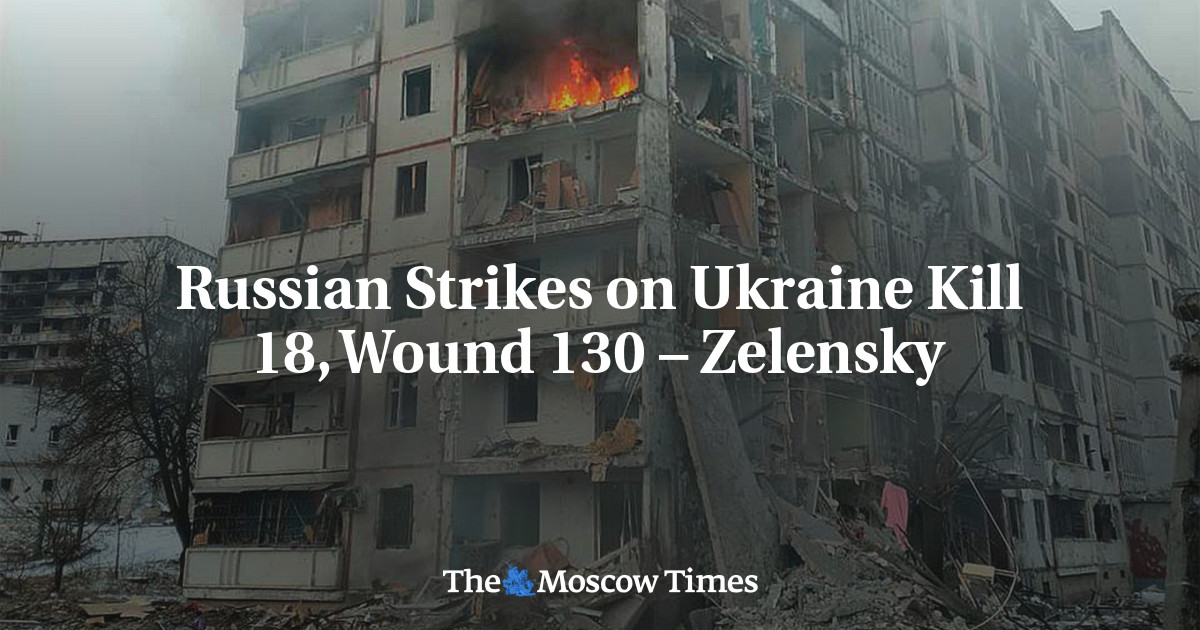 Russian Strikes Kill 4, Wound Dozens Across Ukraine - The Moscow Times