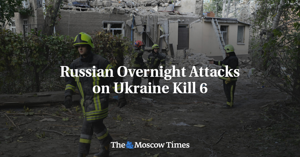 Russian Overnight Attacks on Ukraine Kill 6