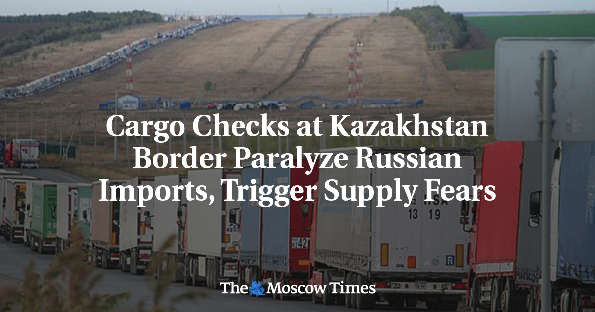 Cargo Checks at Kazakhstan Border Paralyze Russian Imports, Trigger Supply Fears