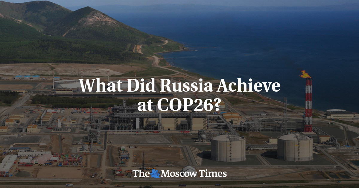 Apa yang dicapai Rusia di COP26?