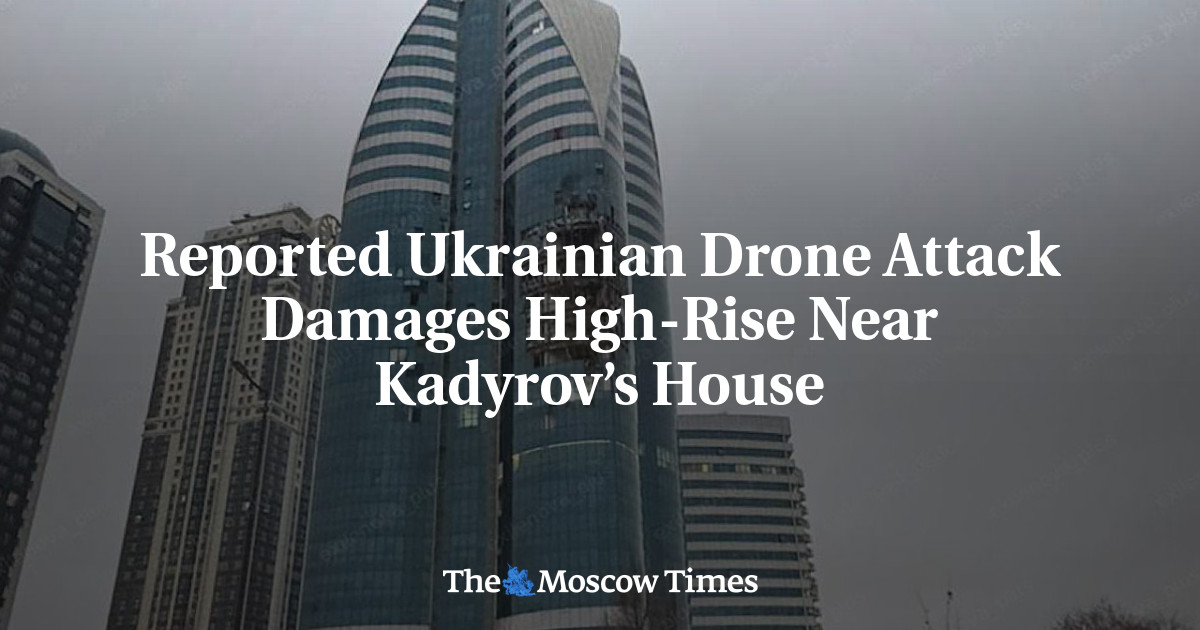 Reported Ukrainian Drone Attack Damages High-Rise Near Kadyrov’s House