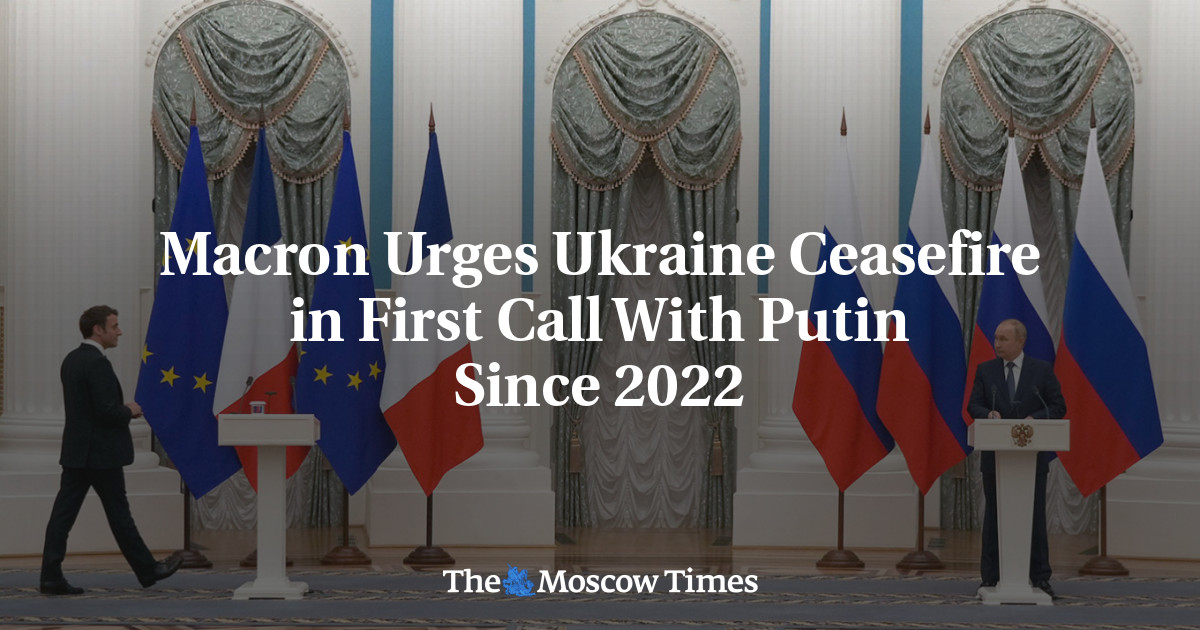 Putin and Macron Hold First Phone Call Since 2022 – Kremlin