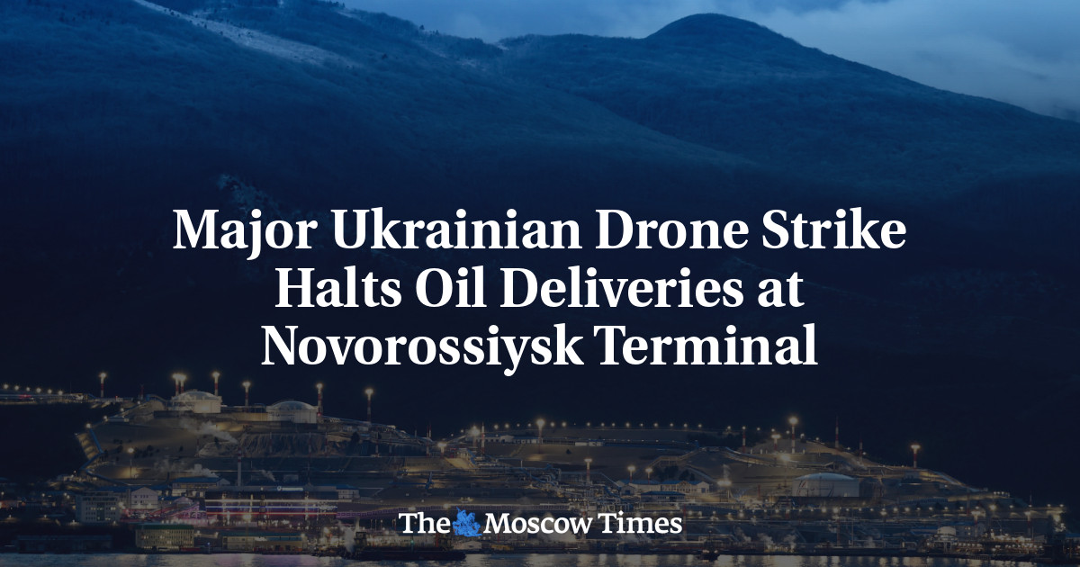 Major Ukrainian Drone Strike Halts Oil Deliveries at Novorossiysk Terminal