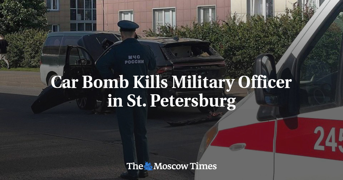 St. Petersburg car explosion