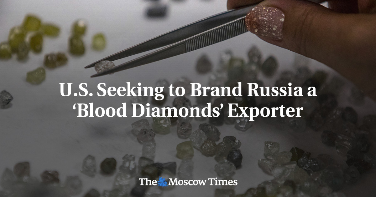 AS berupaya mencap Rusia sebagai pengekspor ‘Blood Diamonds’