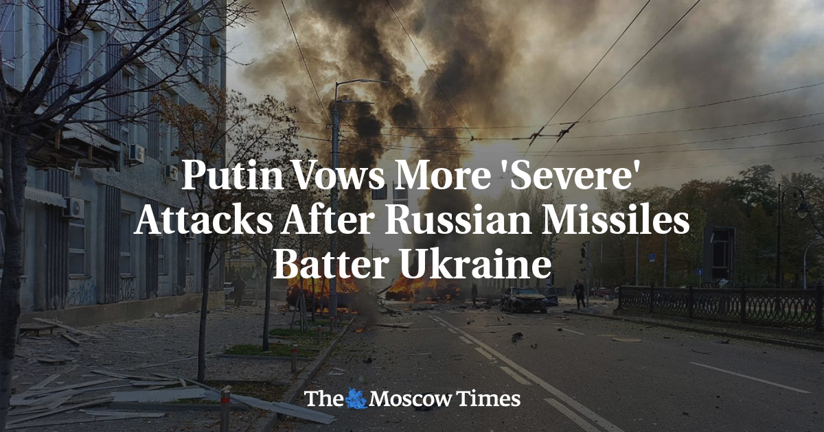 Putin menjanjikan serangan yang lebih ‘serius’ setelah rudal Rusia menghantam Ukraina