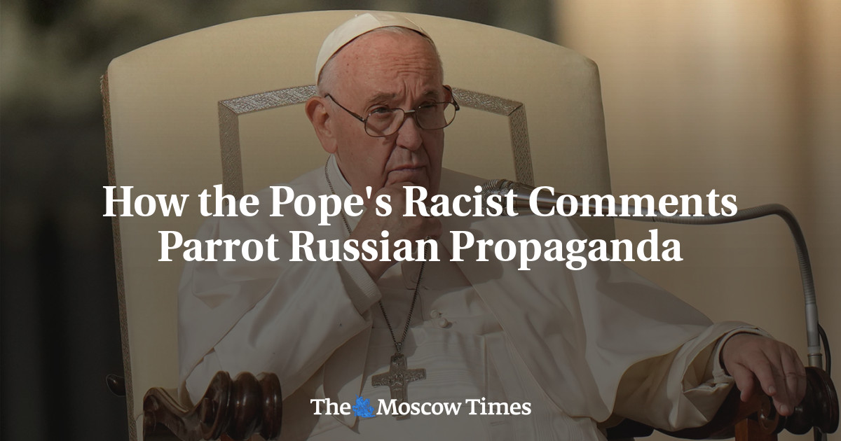 Bagaimana Komentar Rasis Paus Meniru Propaganda Rusia