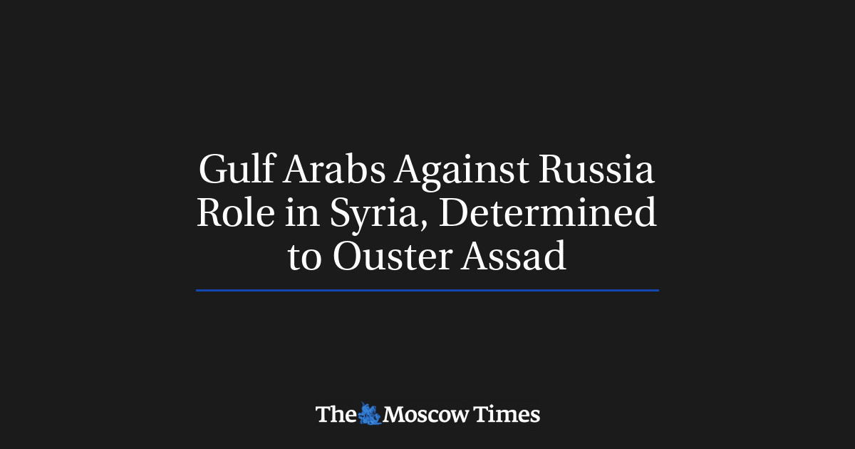 Negara-negara Teluk Arab vs. Rusia berdatangan ke Suriah, bertekad untuk menggulingkan Assad