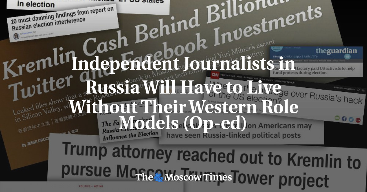 Wartawan independen di Rusia harus hidup tanpa panutan Barat mereka (Op-ed)
