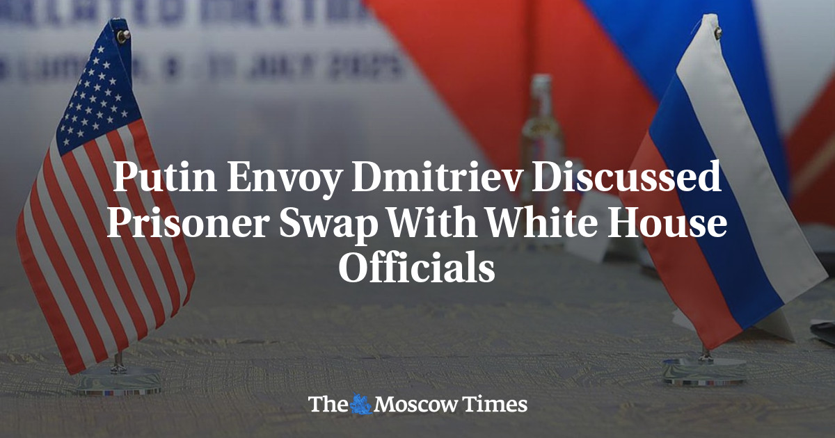 Putin Envoy Dmitriev Discussed Prisoner Swap With White House Officials