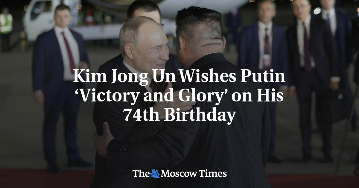 Kim Jong Un Wishes Putin ‘Victory and Glory’ on His 74th Birthday