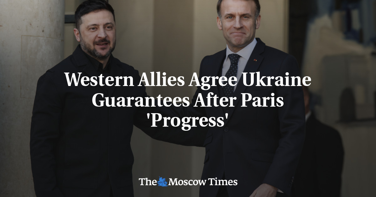 Ukraine's European, U.S. Allies Meet in Paris on Security Guarantees