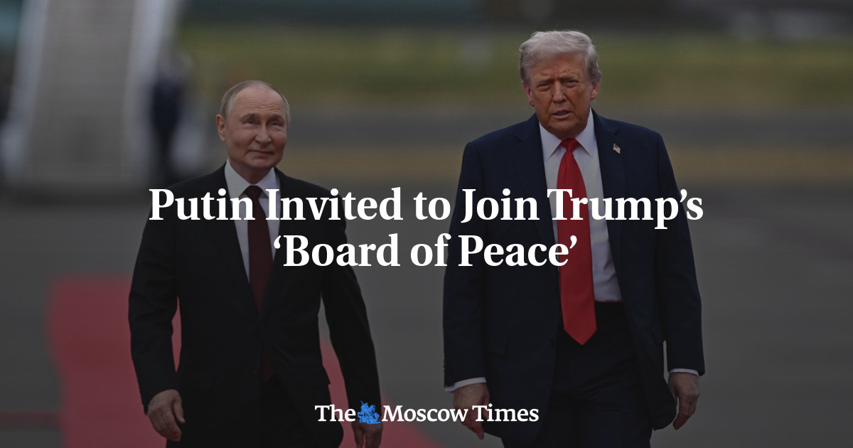 Putin Invited to Join Trump’s ‘Board of Peace’