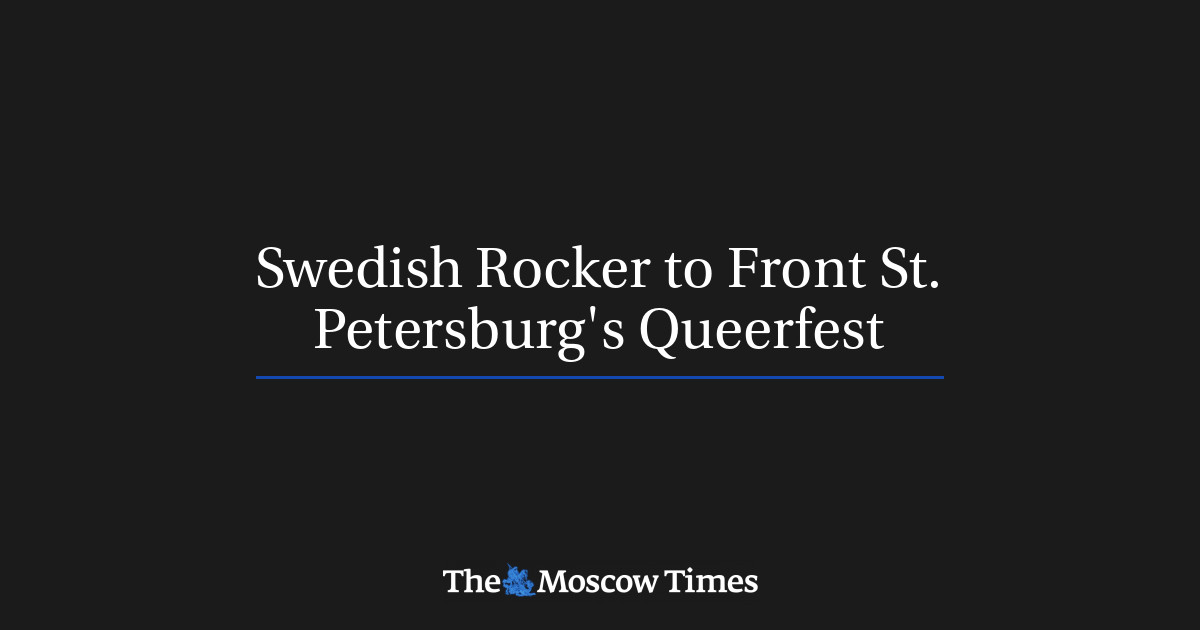 Rocker Swedia ke Front St.  Queerfest di Petersburg