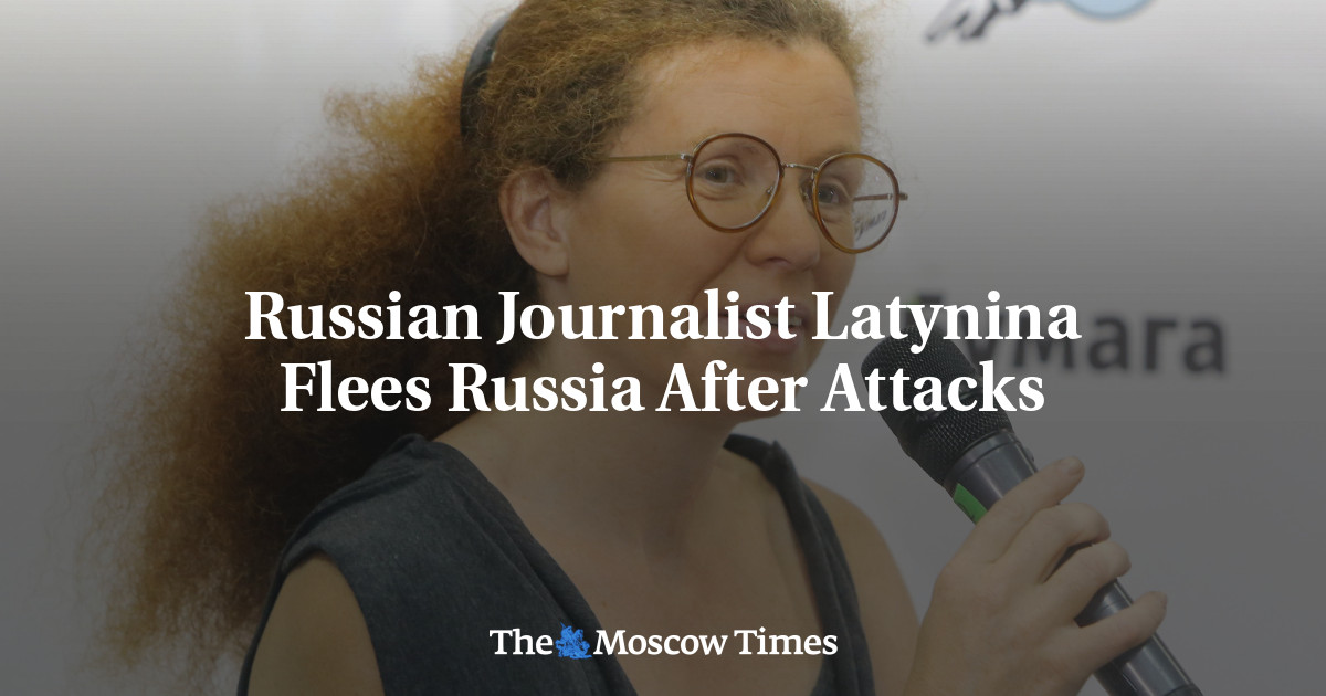 Russian Journalist Latynina Flees Russia After Attacks