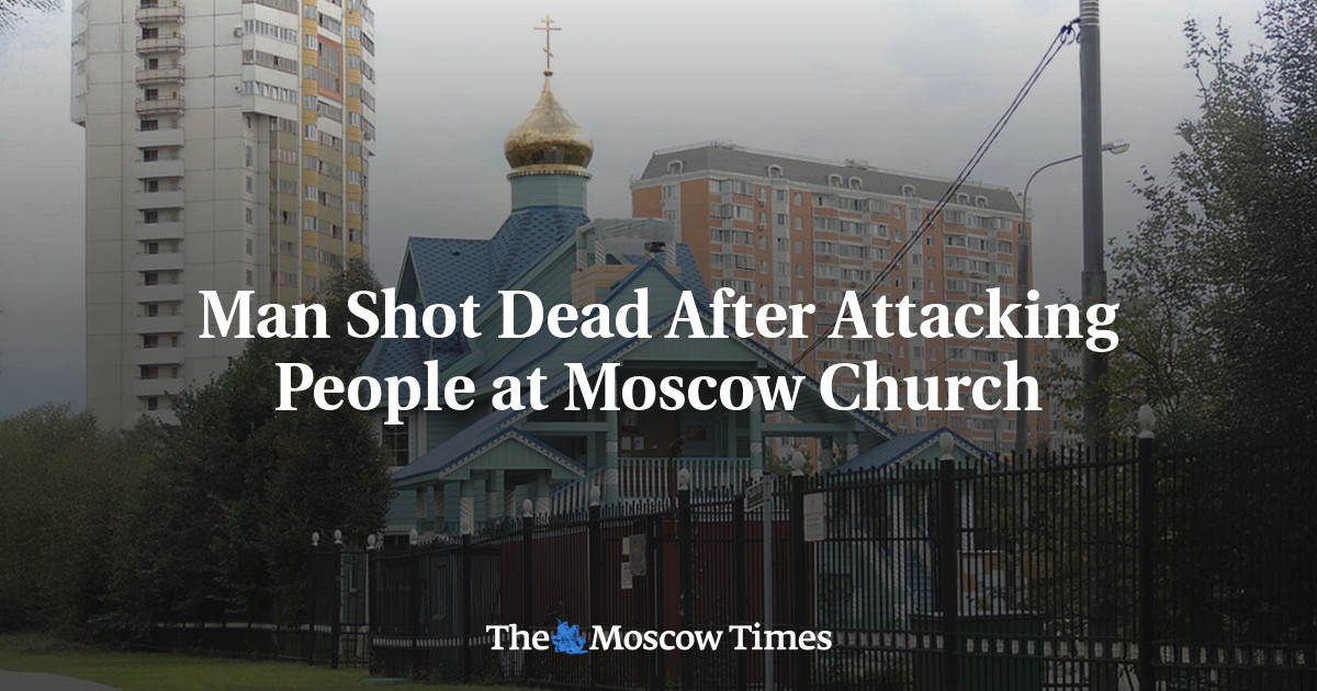 Man Shot Dead After Attacking People at Moscow Church