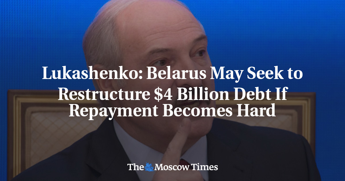 Belarus mungkin mencoba untuk merestrukturisasi utang  miliar jika pembayaran menjadi sulit
