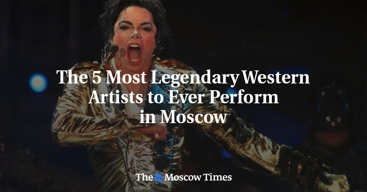 5 artis Barat paling legendaris yang pernah tampil di Moskow