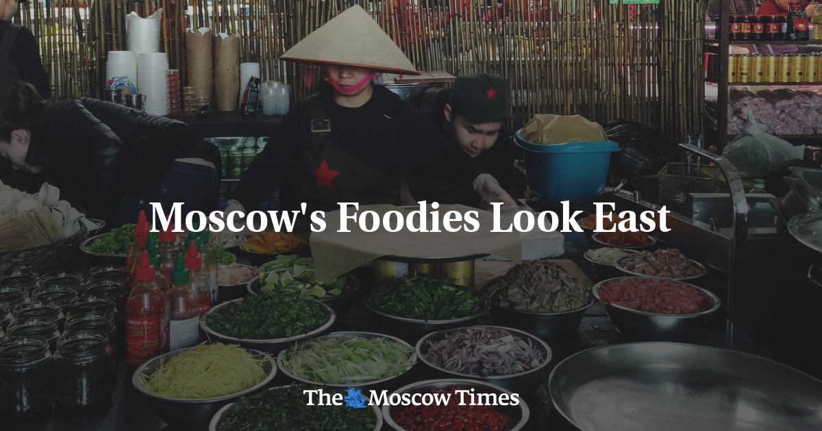 Foodies Moskow melihat ke timur