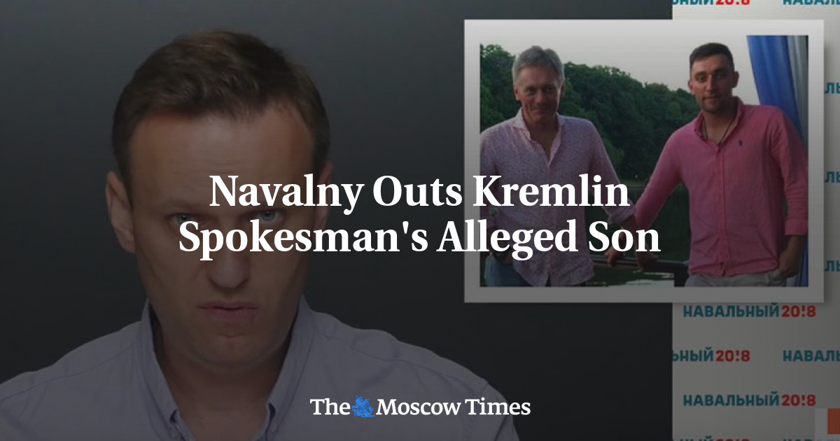 Navalny memecat anak yang diduga sebagai juru bicara Kremlin