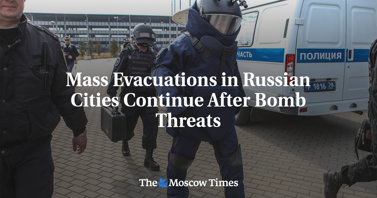 Mass Evacuations in Russian Cities Continue After Bomb Threats