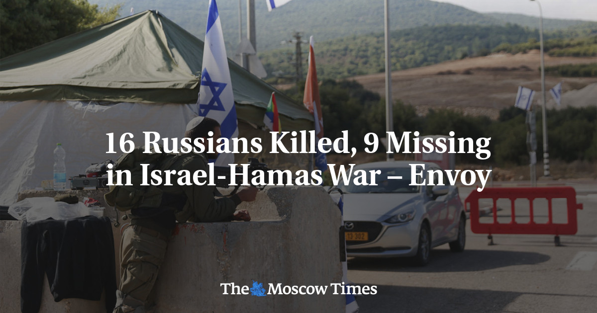 16 Russians Killed, 9 Missing in Israel-Hamas War – Envoy