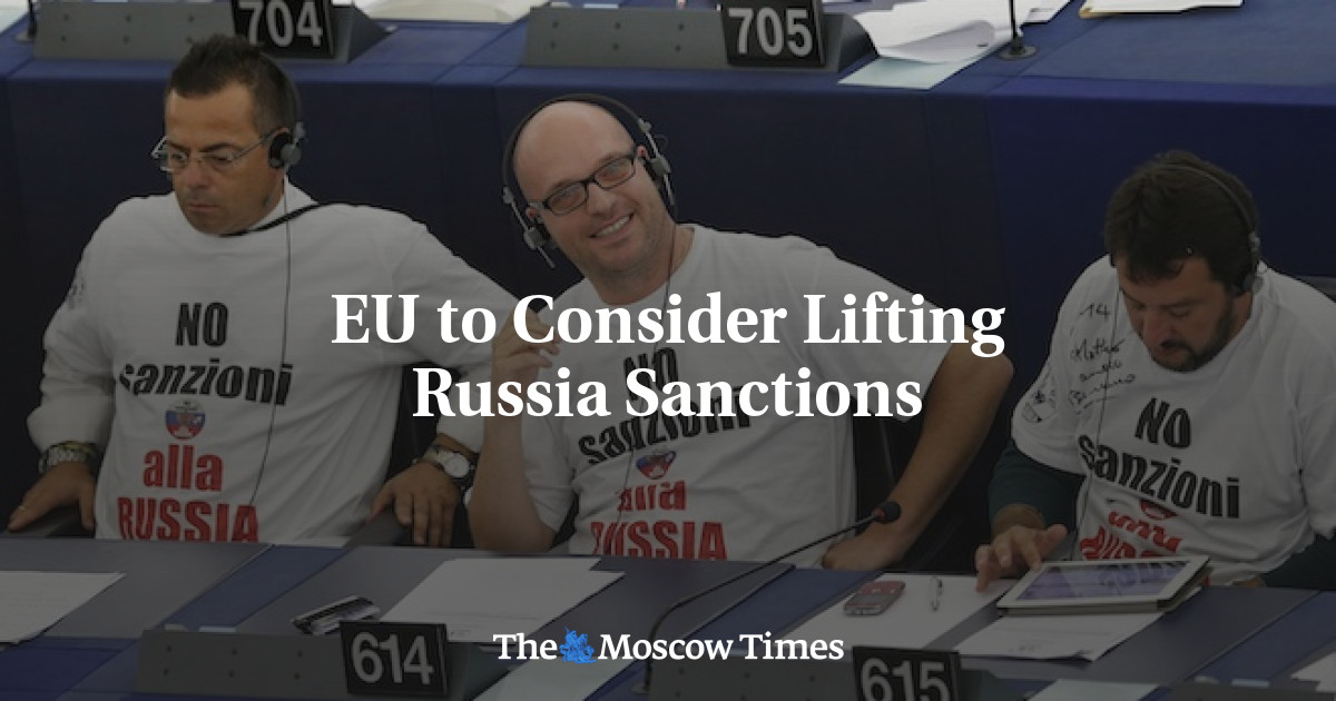 EU To Consider Lifting Russia Sanctions