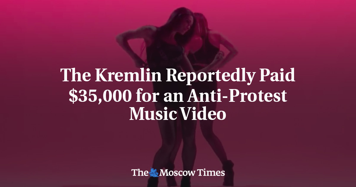Kremlin dilaporkan membayar .000 untuk video musik protes