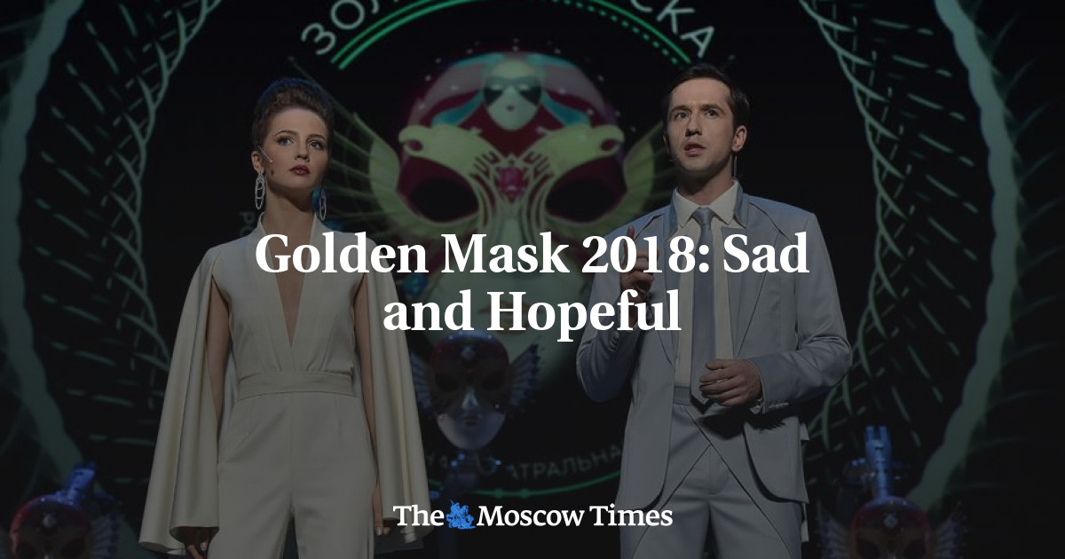 Topeng emas 2018: Sedih dan penuh harapan