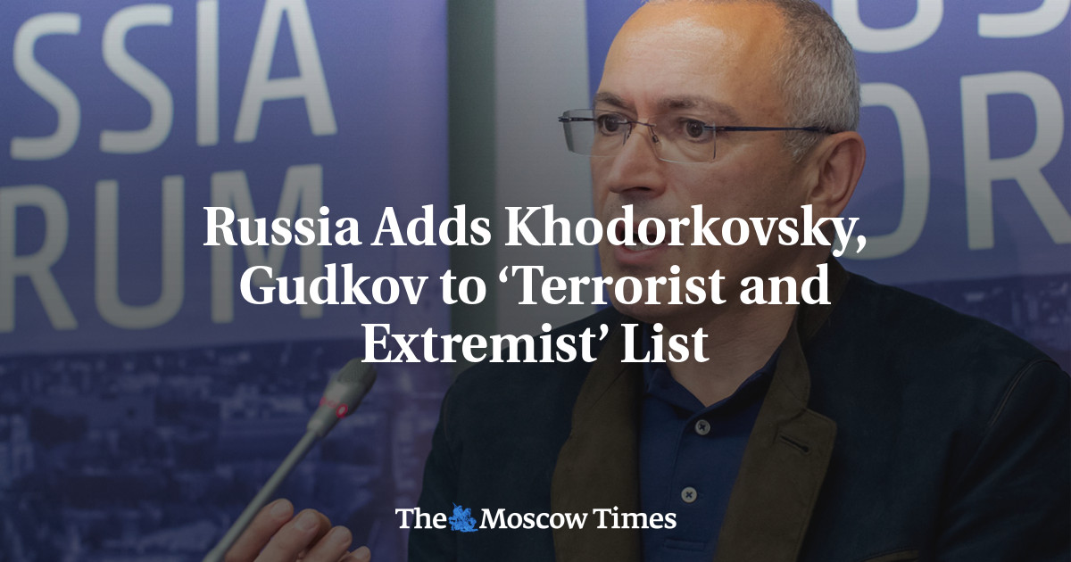 Russia Adds Khodorkovsky, Gudkov to ‘Terrorist and Extremist’ List