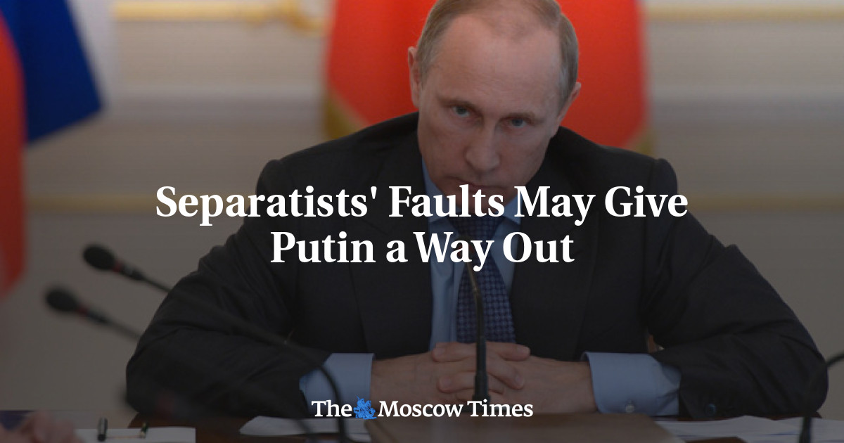 Kesalahan separatis bisa memberi Putin jalan keluar