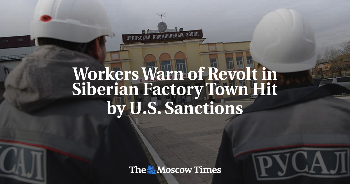Pekerja Memperingatkan Pemberontakan di Kota Pabrik Siberia yang Dikenakan Sanksi AS
