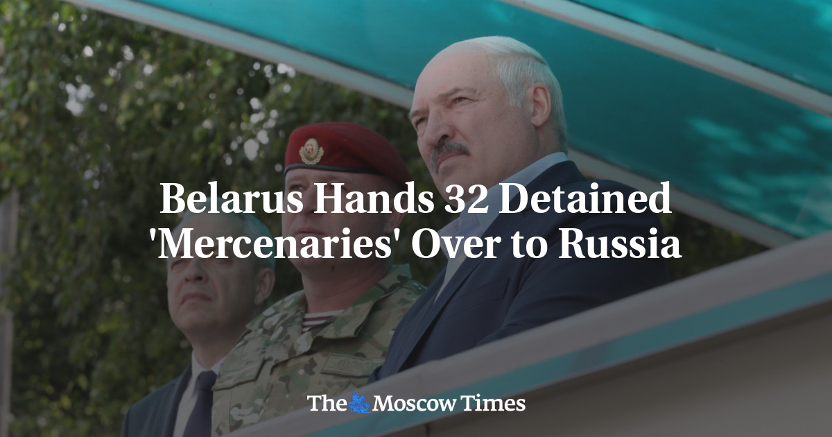 Belarus menyerahkan 32 ‘tentara bayaran’ yang ditahan ke Rusia