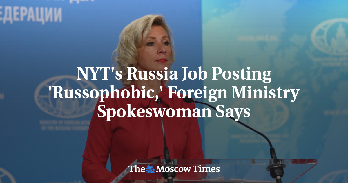 Nyts Russia Job Posting Russophobic Foreign Ministry Spokeswoman