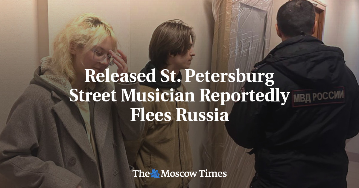 Released St. Petersburg Street Musician Reportedly Flees Russia