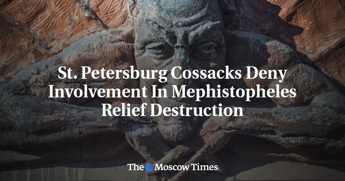 St.  Petersburg Cossack menyangkal keterlibatan dalam Penghancuran Bantuan Mephistopheles