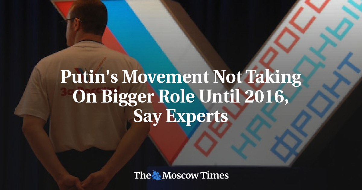 Gerakan Putin tidak mengambil peran yang lebih besar hingga tahun 2016, kata para ahli