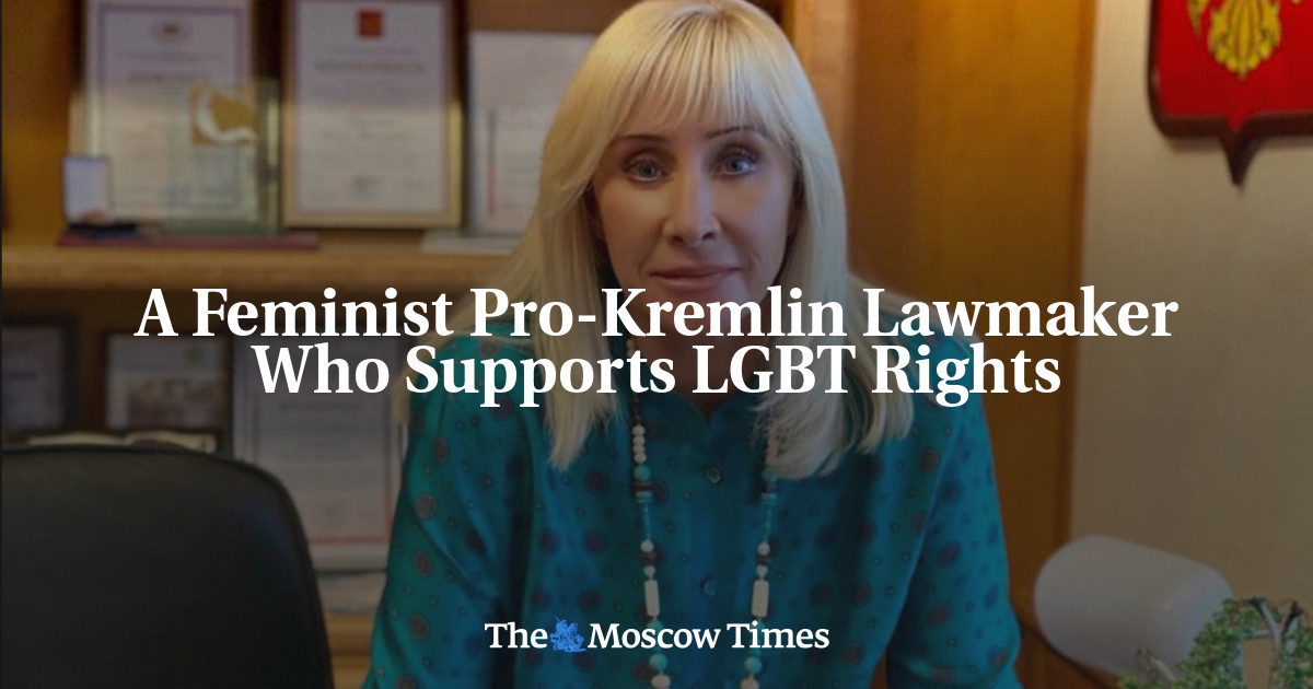 Seorang anggota parlemen feminis Pro-Kremlin yang mendukung hak-hak LGBT