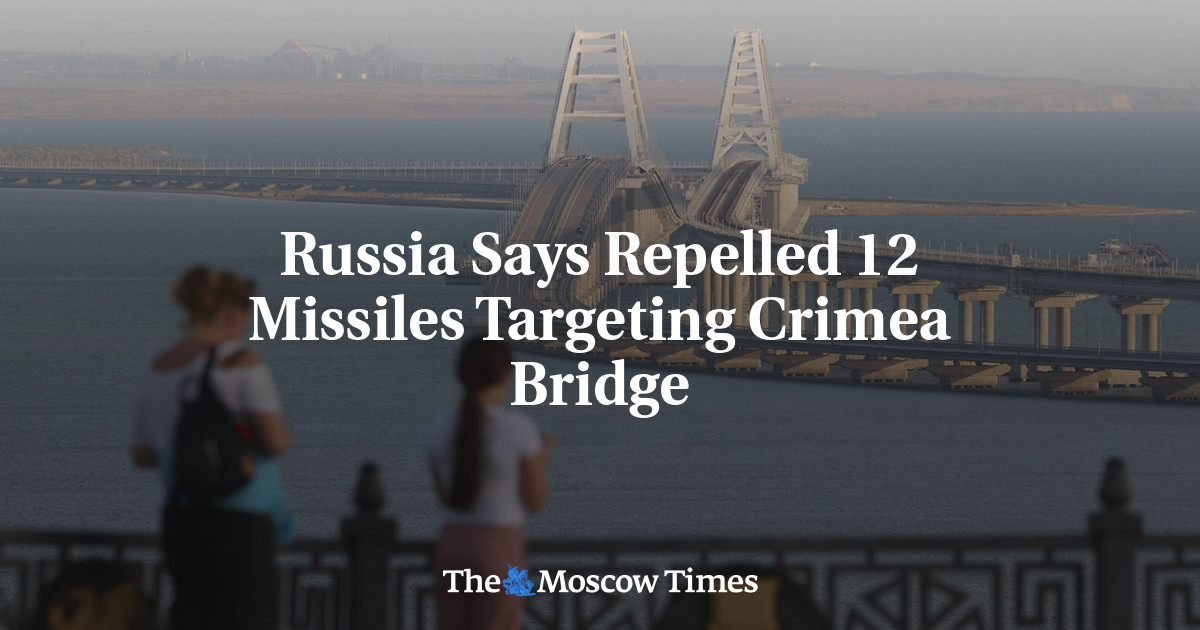 Russia Says Repelled 12 Missiles Targeting Crimea Bridge