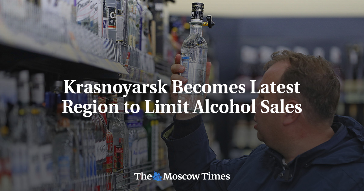 Krasnoyarsk Becomes Latest Region to Limit Alcohol Sales