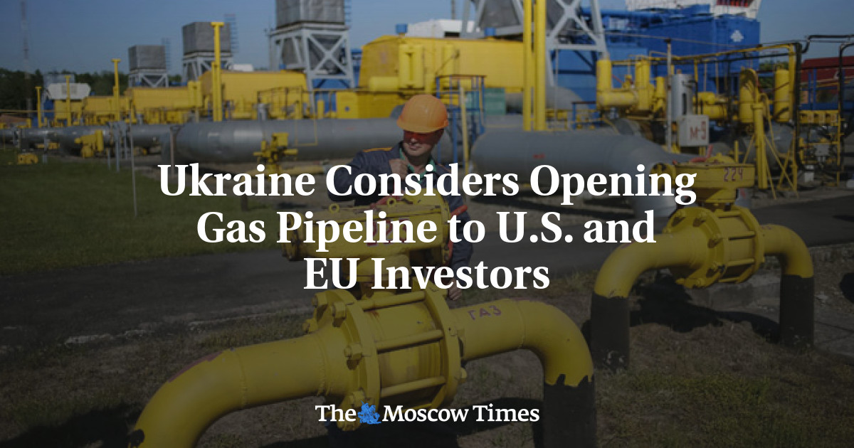 Ukraina sedang mempertimbangkan untuk membuka pipa gas bagi investor AS dan UE