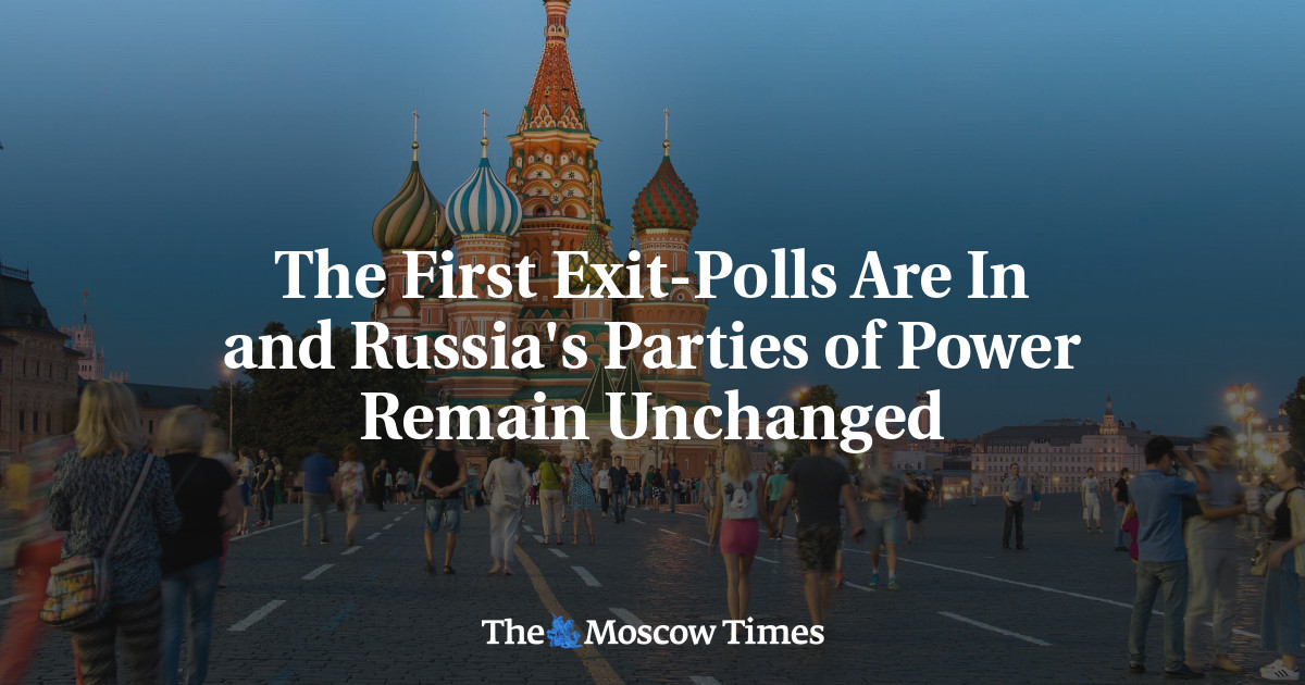 Jajak pendapat keluar pertama dan partai yang berkuasa di Rusia tetap tidak berubah