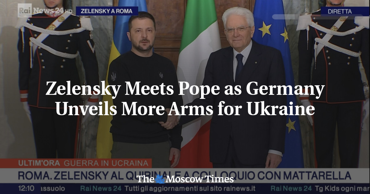 Zelensky bertemu Paus saat Jerman memperkenalkan lebih banyak senjata untuk Ukraina