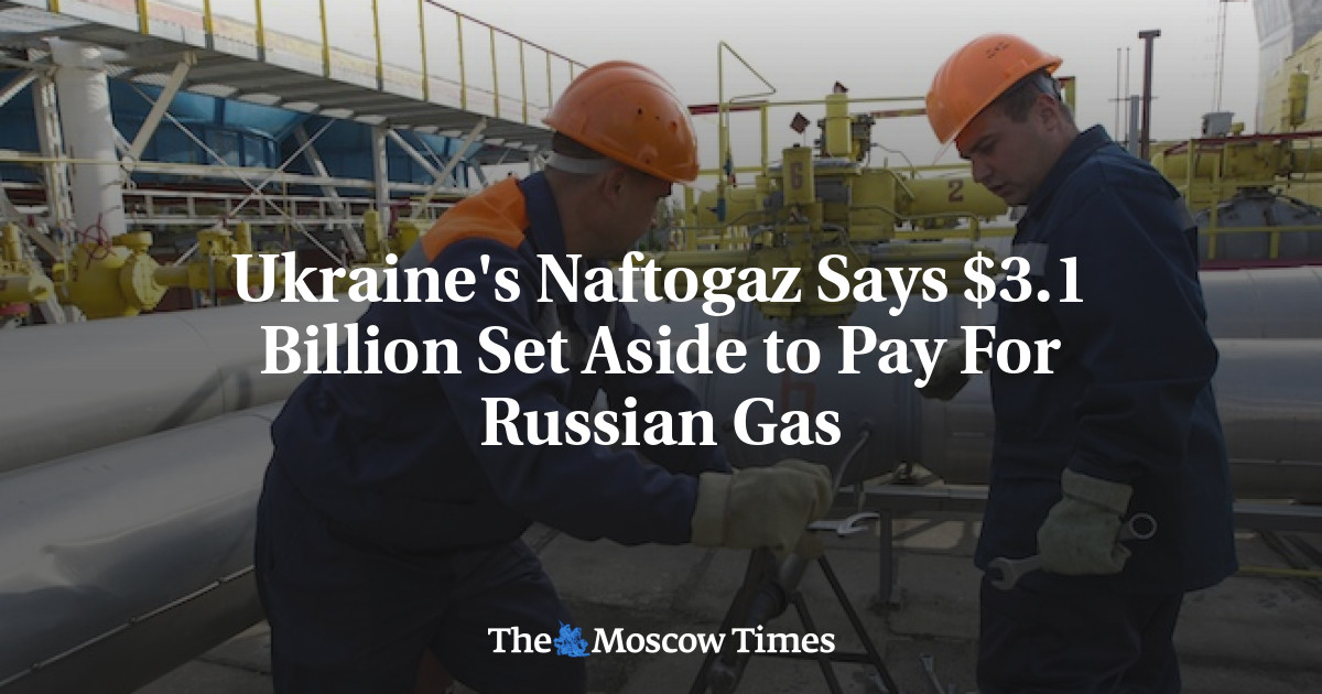 Ukraine's Naftogaz Says $3.1 Billion Set Aside to Pay For Russian Gas