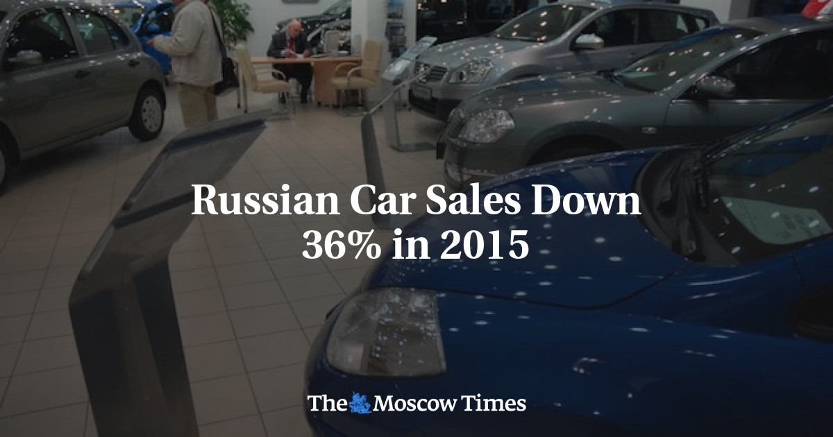 Russian Car Sales Down 36 in 2015