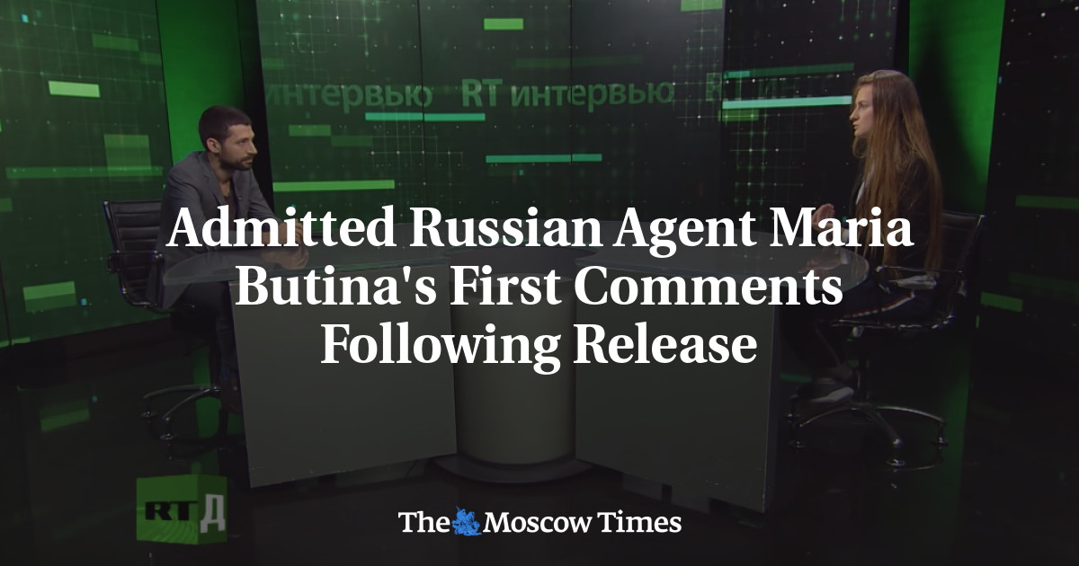Diizinkan agen Rusia Maria Butina membuat komentar pertama setelah rilis